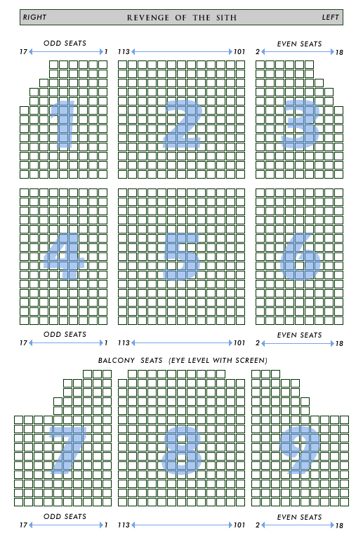 Ziegfeld Seating Chart